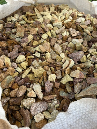 Златолит персиковый декоративная каменная крошка купить в Каменск-Уральском