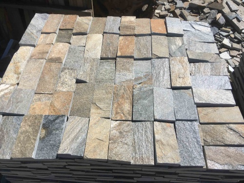 Плитка пилёная златолит Уральский для цоколя, отмостки купить в Каменск-Уральском