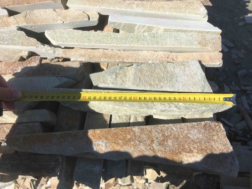 Горбушка златолит золотистый для облицовки купить в Каменск-Уральском