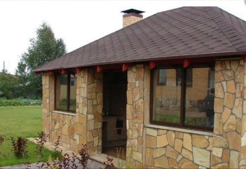 Плитняк златолит жёлтый для фасада 1,5-3 см купить в Каменск-Уральском