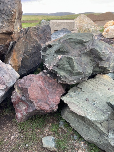 Камни для ландшафтного дизайна зелёные 10-60 килограмм купить в Каменск-Уральском