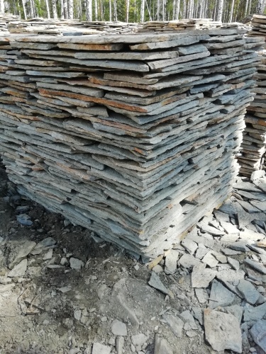 Плитняк златолит Уральский для цоколя, отмостки купить в Каменск-Уральском