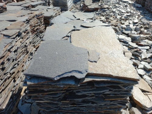 Плитняк серицит облицовочный 10-20мм купить в Каменск-Уральском