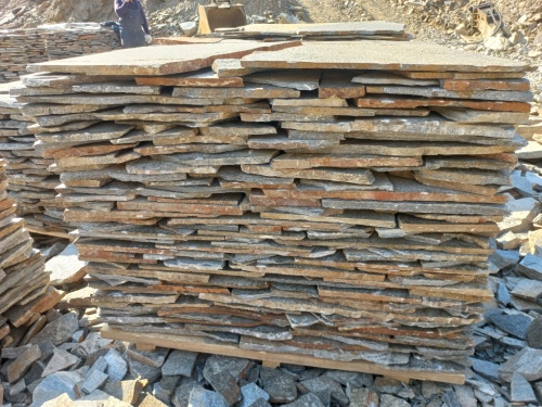 Плитняк серицит облицовочный 10-20мм купить в Каменск-Уральском